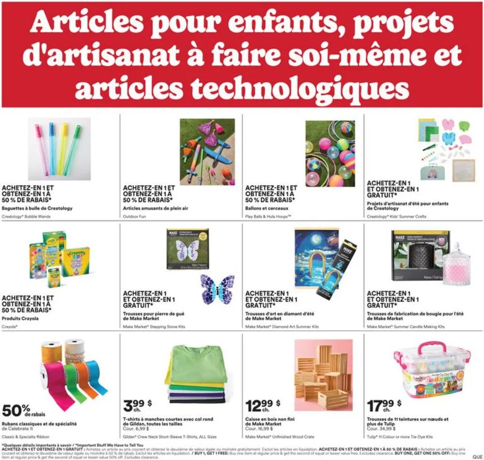 Page 5 de la Circulaire Michaels du 12 au 18 juin 2026