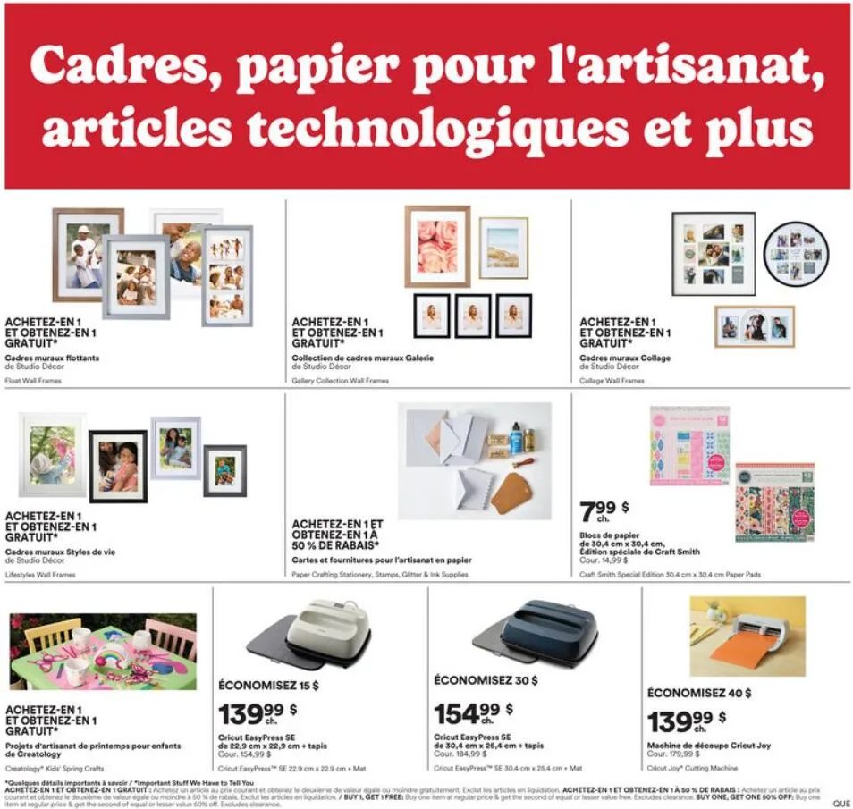 Page 3 de la Circulaire Michaels du 3 au 9 avril 2026