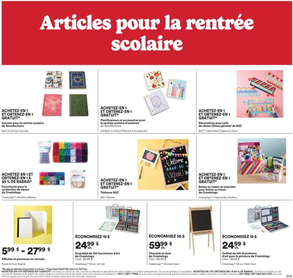 Page 4 de la Circulaire Michaels du 7 au 13 août 2026