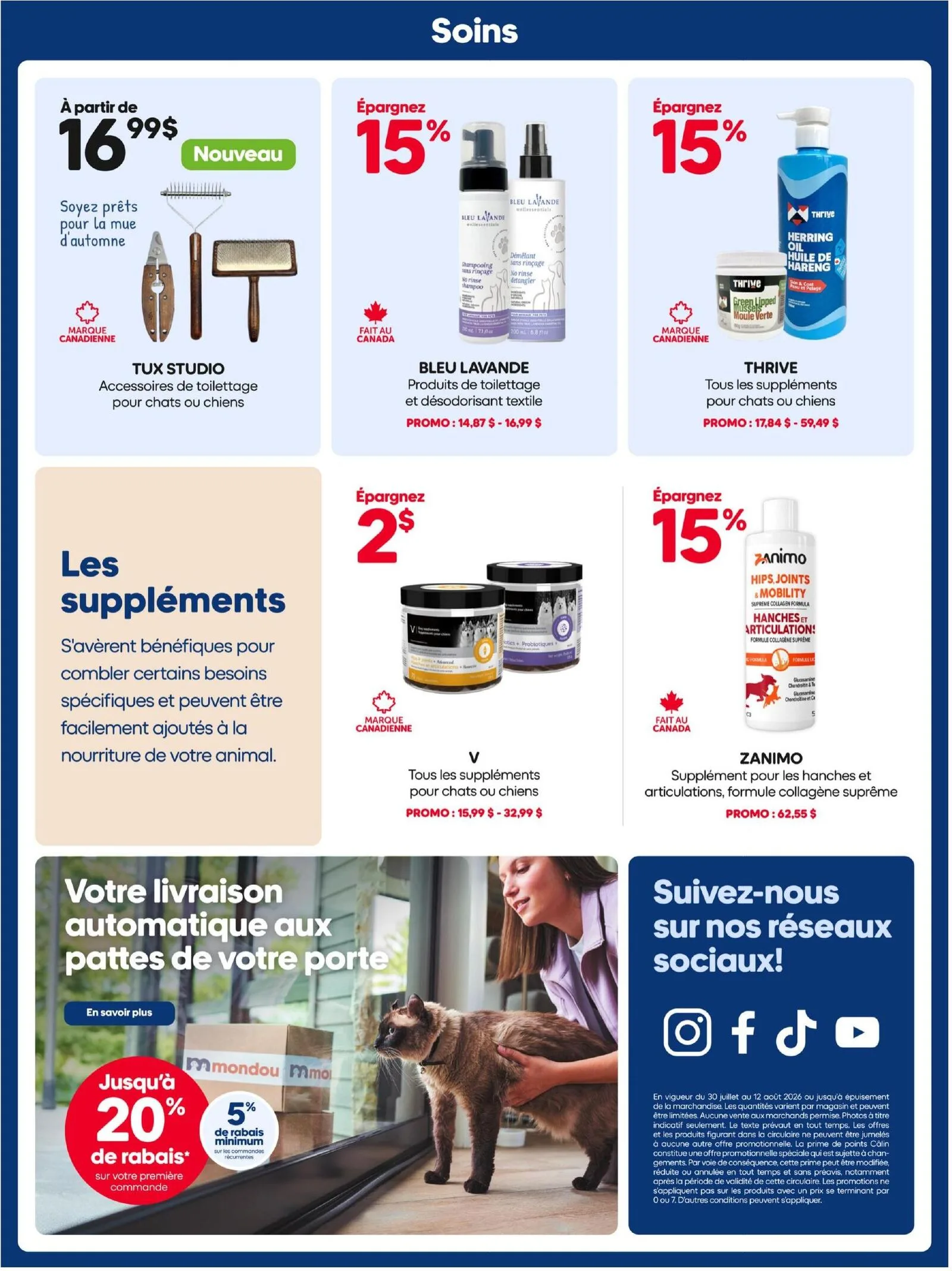 Page 14 de la Circulaire Mondou du 30 juillet au 12 août 2026