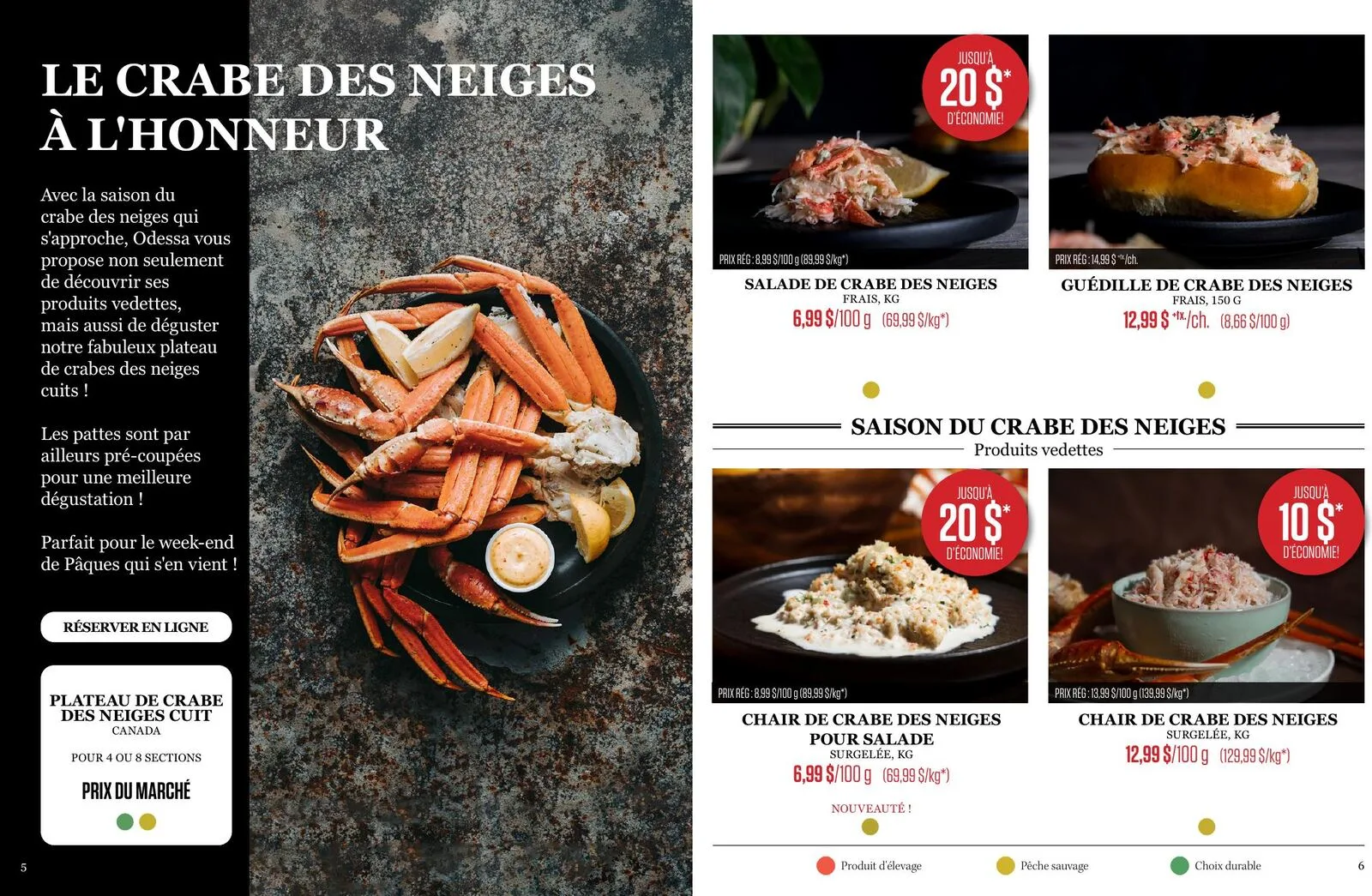 Page 3 de la Circulaire Odessa Poissonnier du 2 au 15 avril 2026