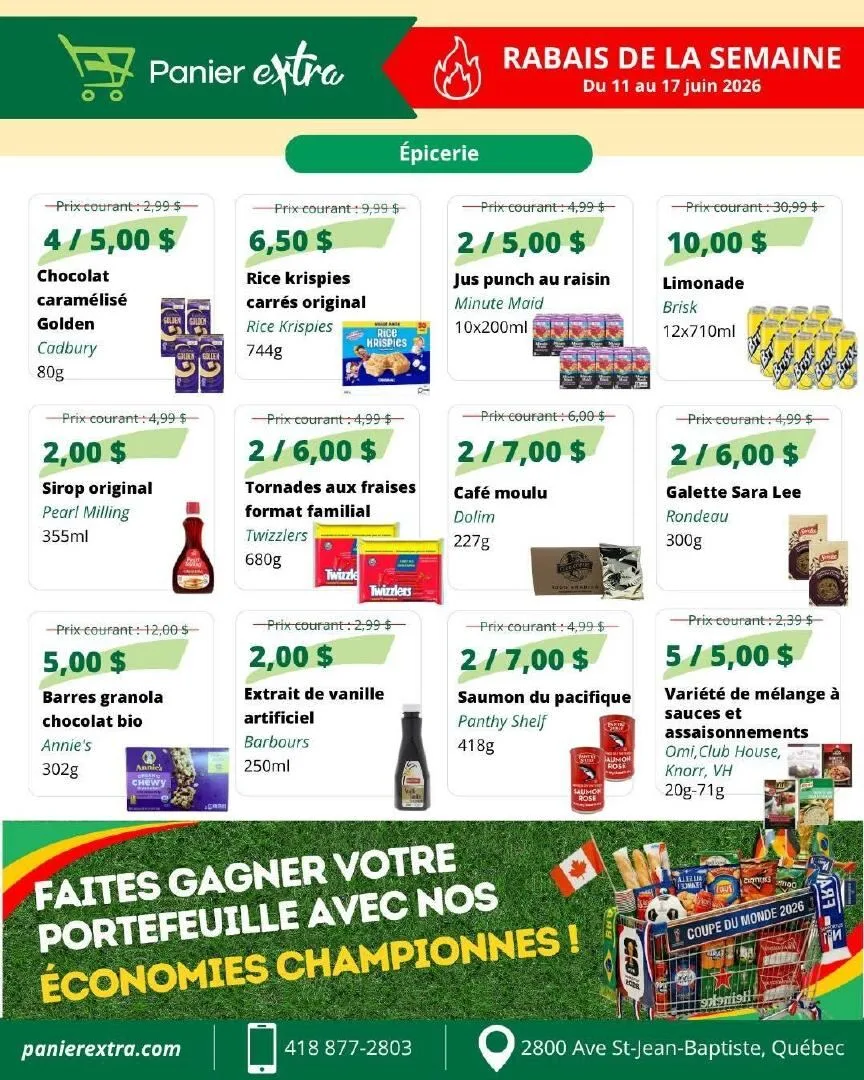 Page 4 de la Circulaire Panier Extra du 11 au 17 juin 2026