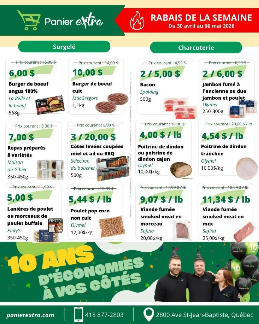Page 2 de la Circulaire Panier Extra du 30 avril au 06 mai 2026