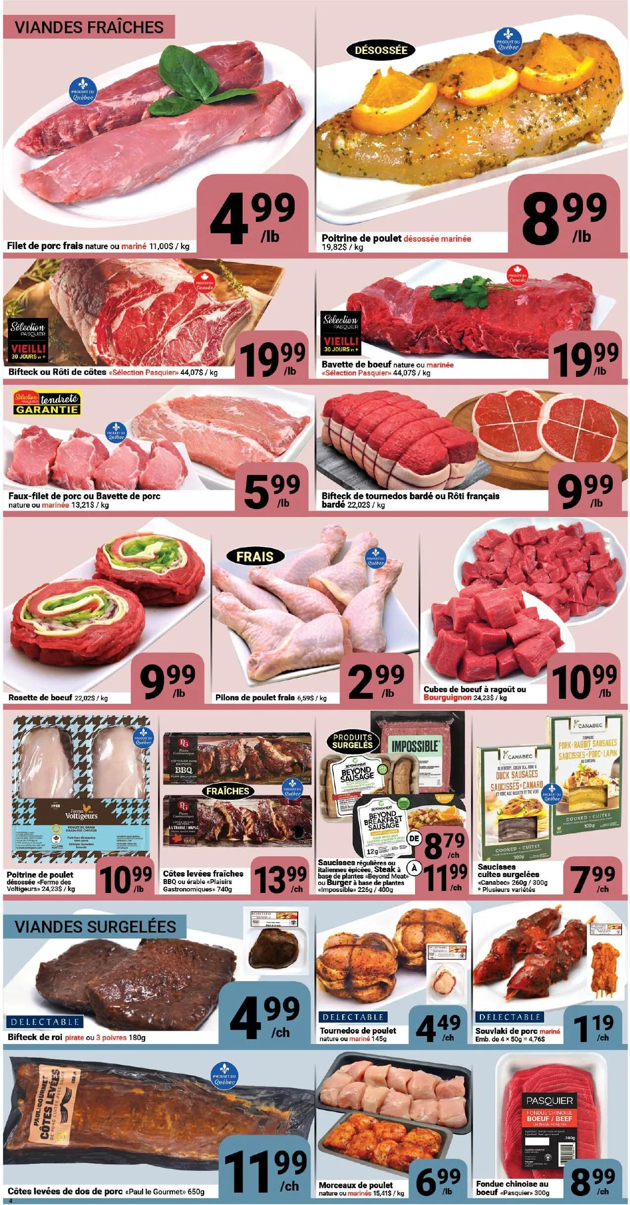 Page 4 de la Circulaire Pasquier du 23 au 29 avril 2026