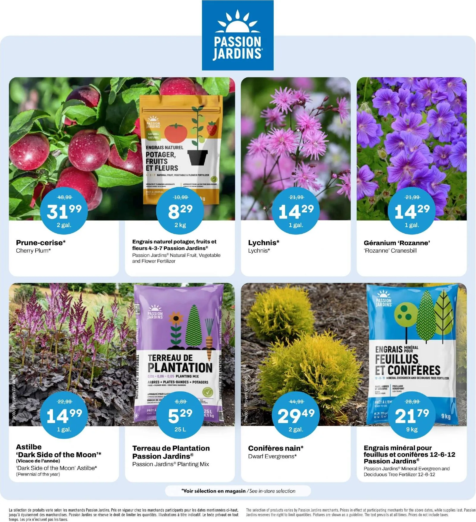 Page 2 de la Circulaire Passion Jardins du 28 mai au 3 juin 2026