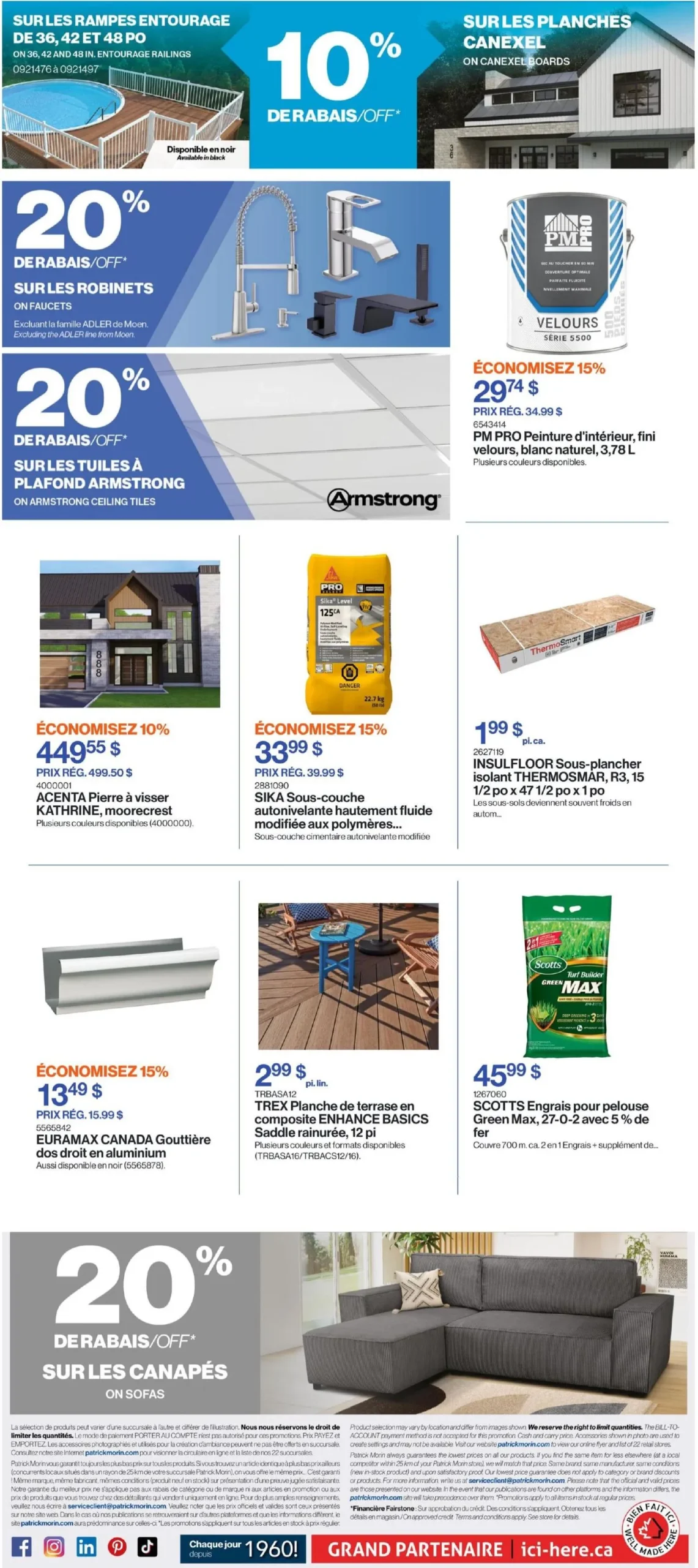 Page 3 de la Circulaire Patrick Morin du 9 au 15 avril 2026