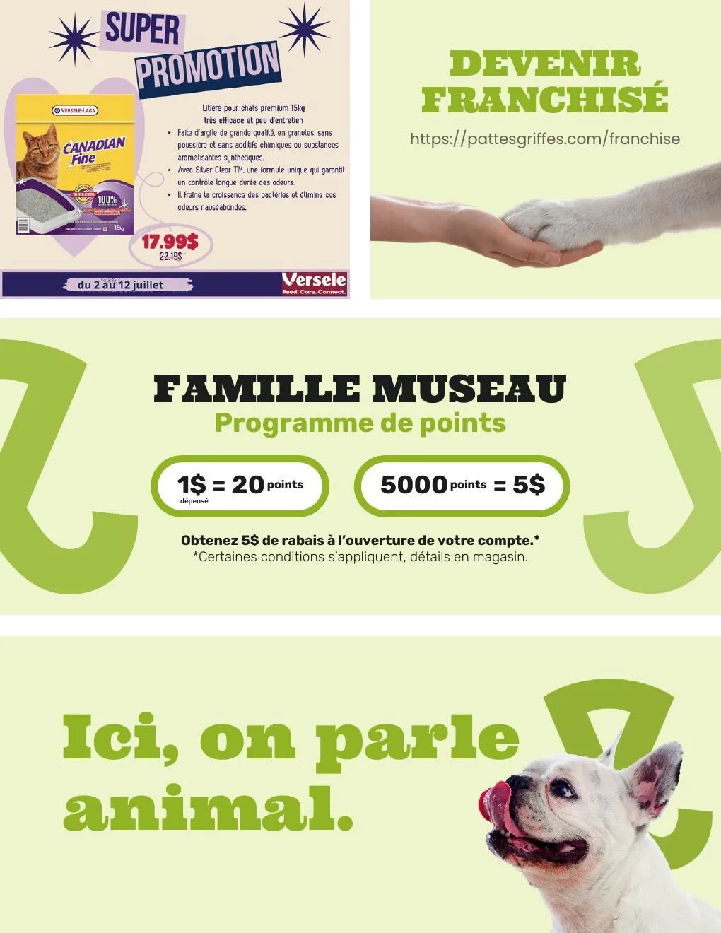 Page 7 de la Circulaire Pattes et Griffes du 2 au 12 juillet 2026