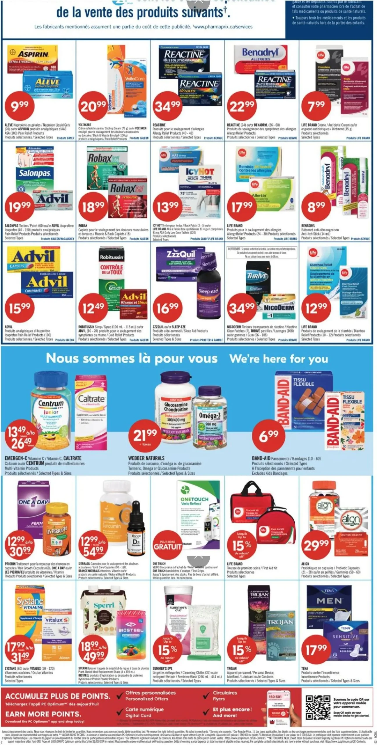 Page 5 de la Circulaire Pharmaprix du 1 au 6 août 2026