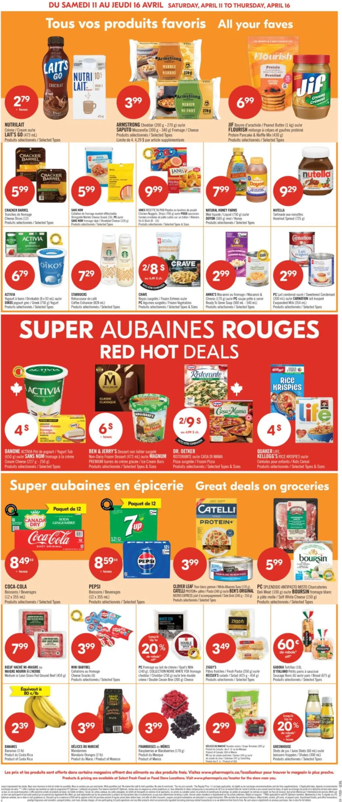 Page 6 de la Circulaire Pharmaprix du 11 au 16 avril 2026