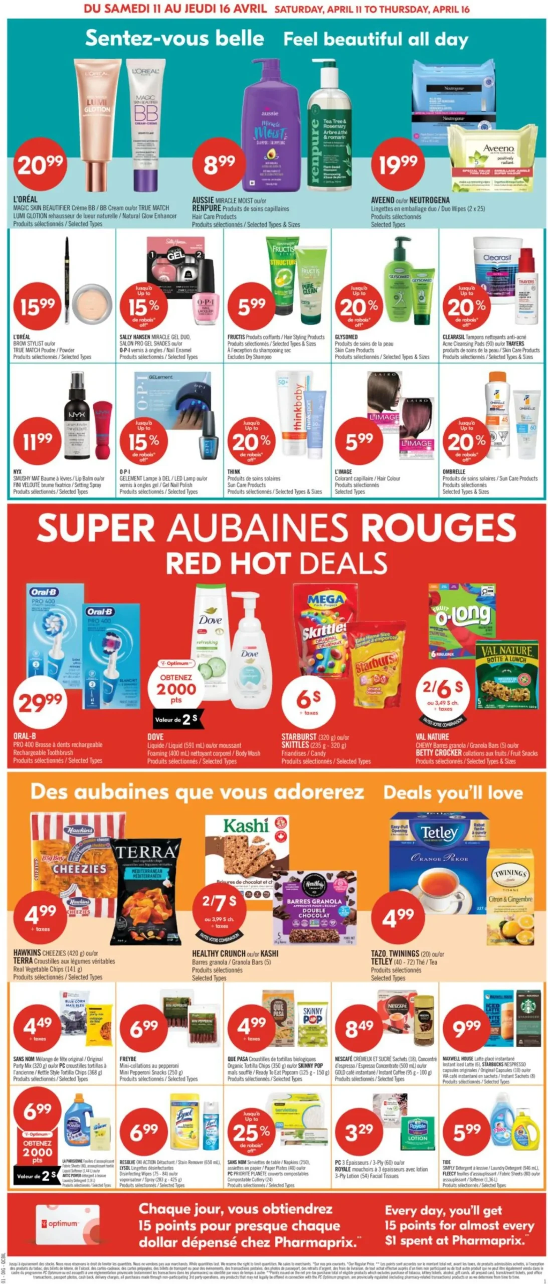 Page 8 de la Circulaire Pharmaprix du 11 au 16 avril 2026