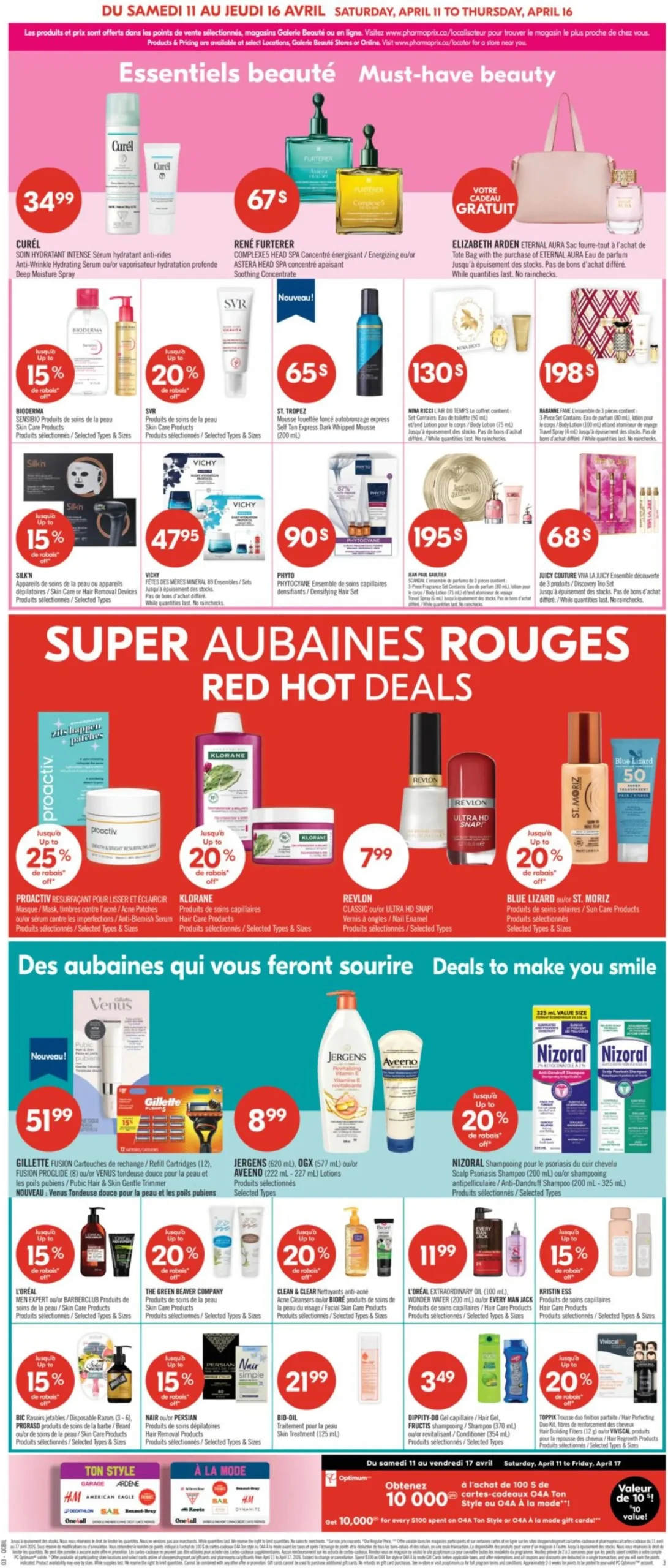 Page 11 de la Circulaire Pharmaprix du 11 au 16 avril 2026