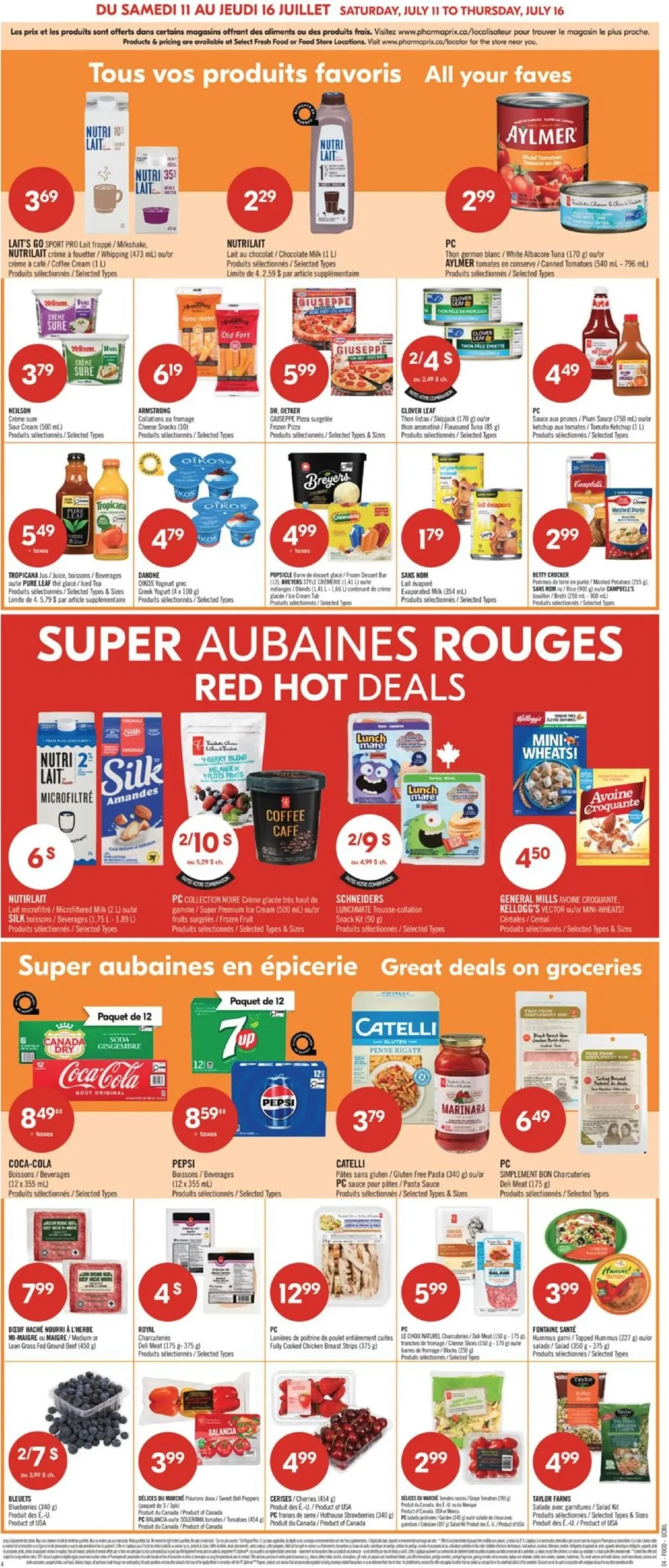 Page 5 de la Circulaire Pharmaprix du 11 au 16 juillet 2026