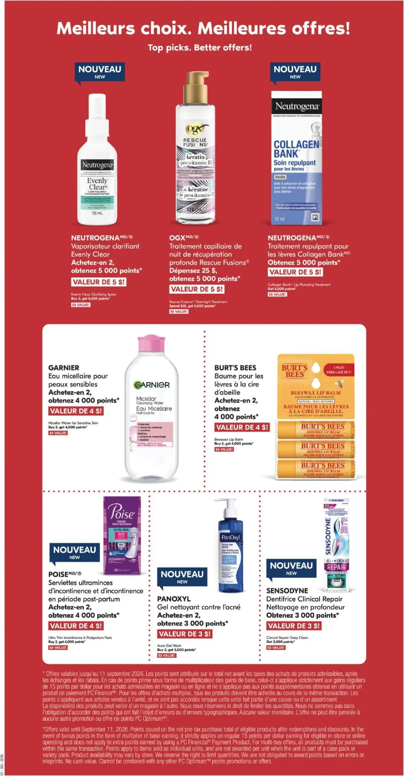Page 22 de la Circulaire Pharmaprix du 15 au 20 août 2026