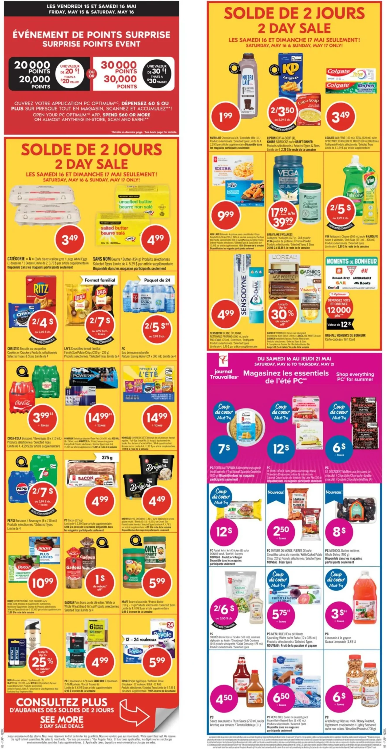 Page 2 de la Circulaire Pharmaprix du 16 au 21 mai 2026
