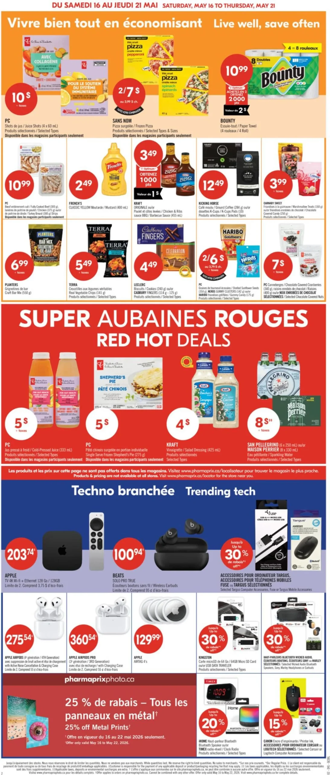 Page 10 de la Circulaire Pharmaprix du 16 au 21 mai 2026