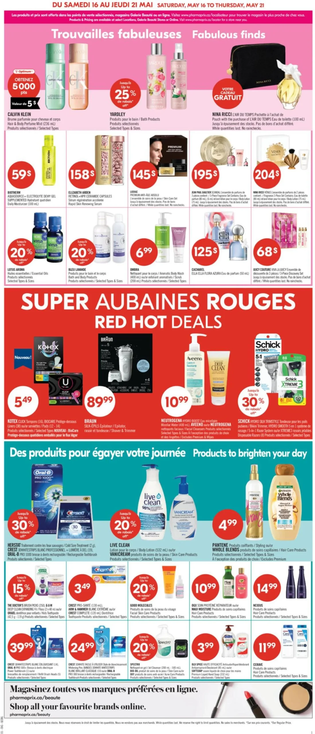 Page 12 de la Circulaire Pharmaprix du 16 au 21 mai 2026