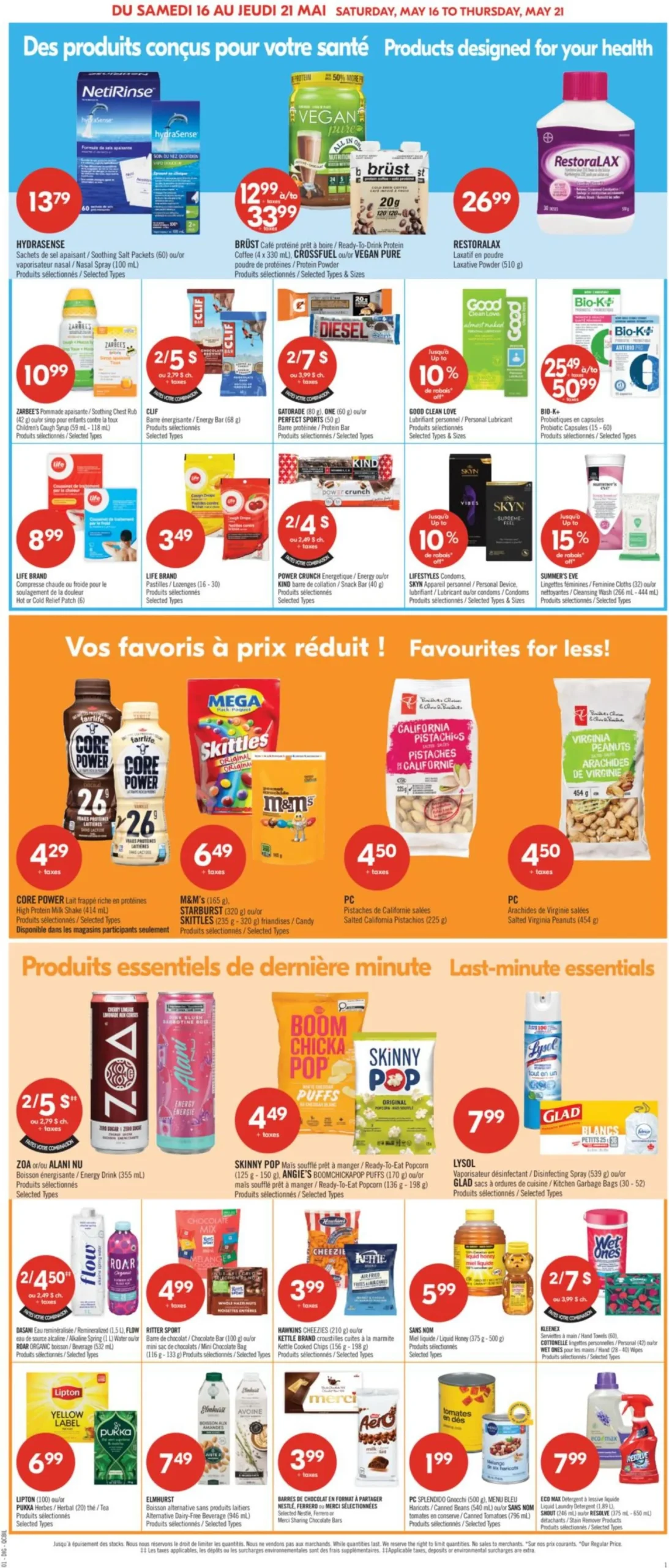 Page 15 de la Circulaire Pharmaprix du 16 au 21 mai 2026