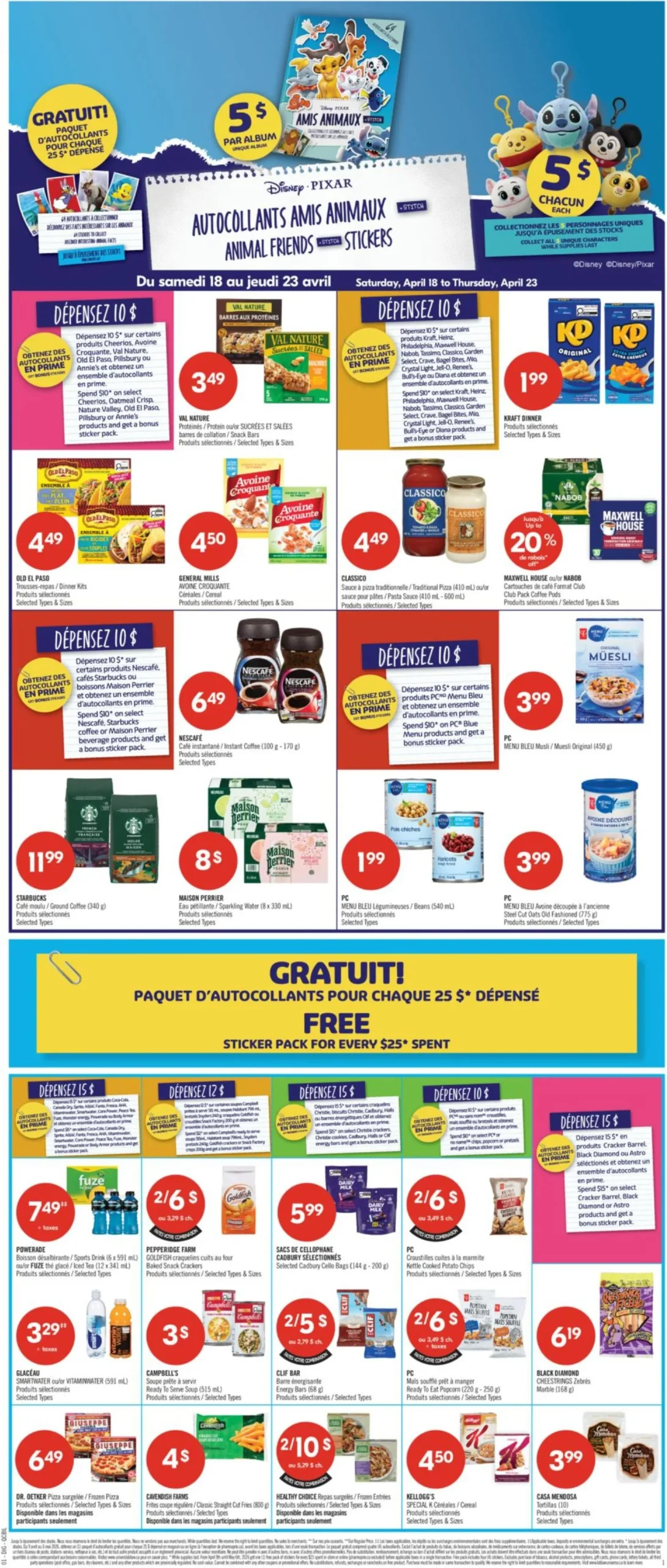 Page 2 de la Circulaire Pharmaprix du 18 au 23 avril 2026