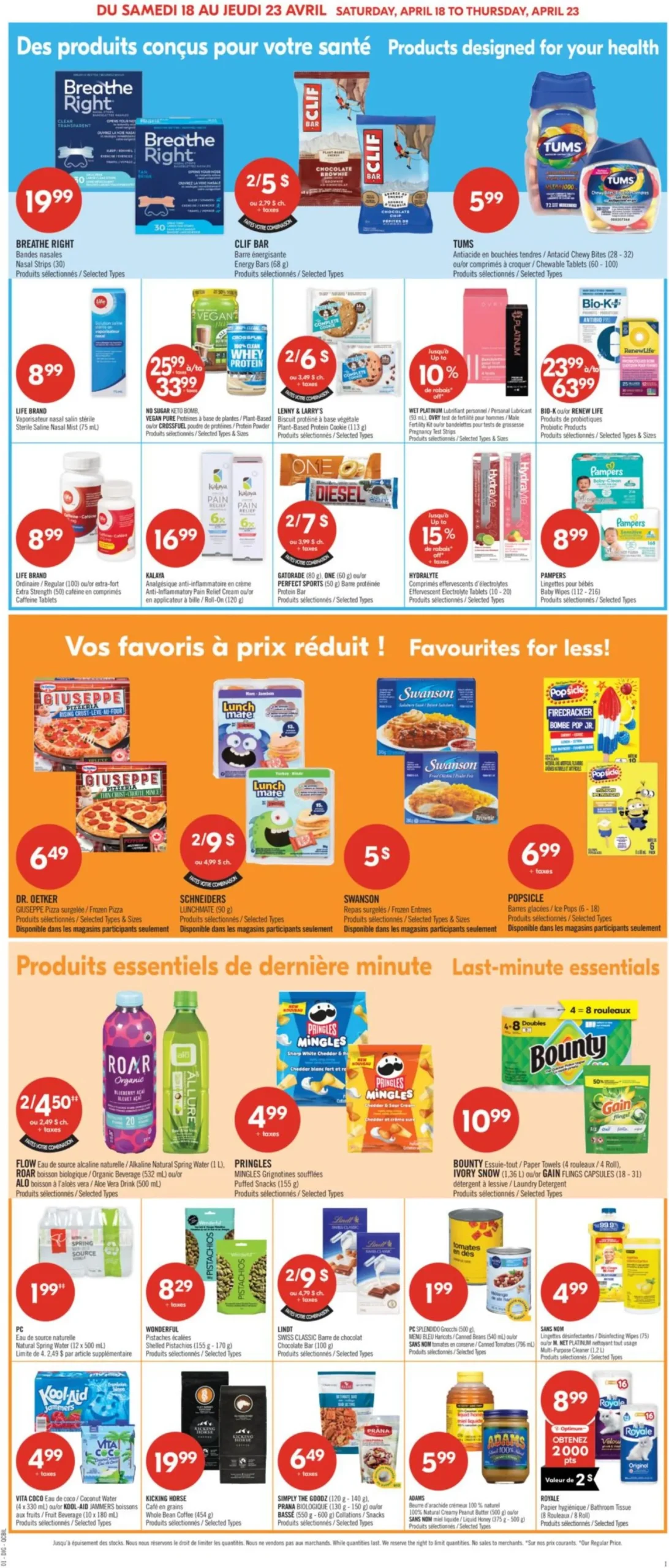 Page 13 de la Circulaire Pharmaprix du 18 au 23 avril 2026