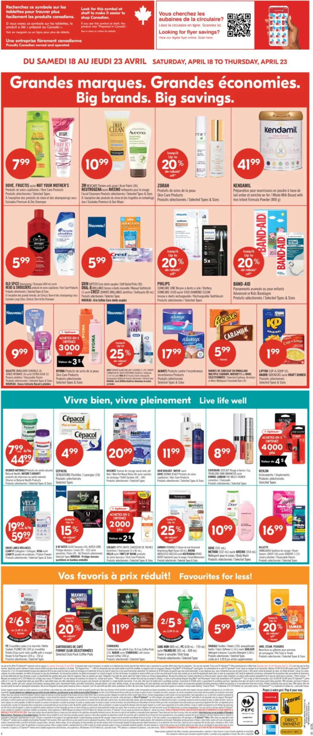 Page 16 de la Circulaire Pharmaprix du 18 au 23 avril 2026