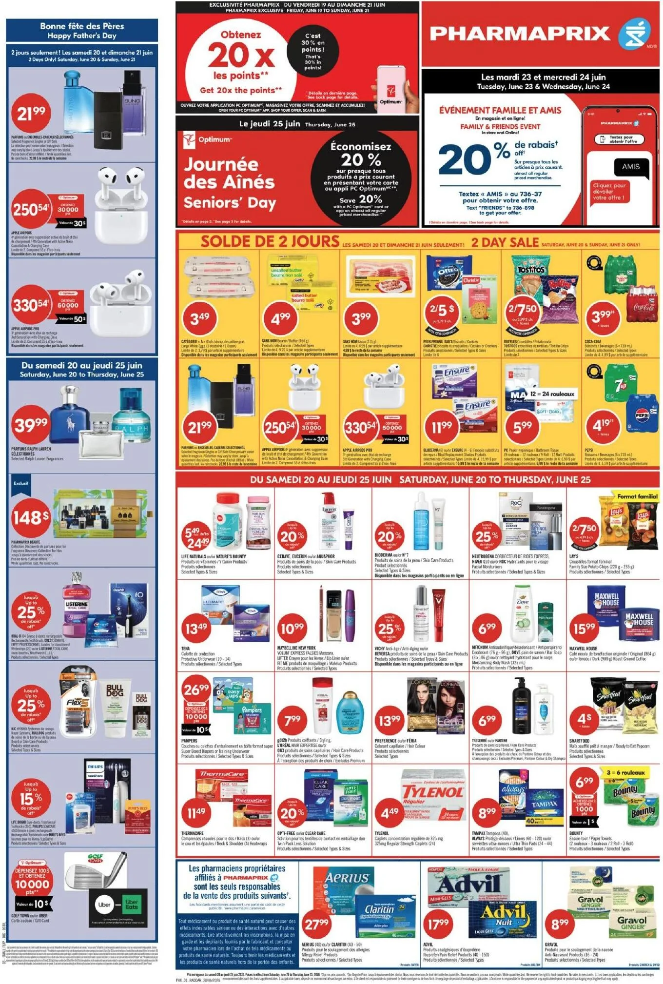Page 2 de la Circulaire Pharmaprix du 20 au 25 juin 2026
