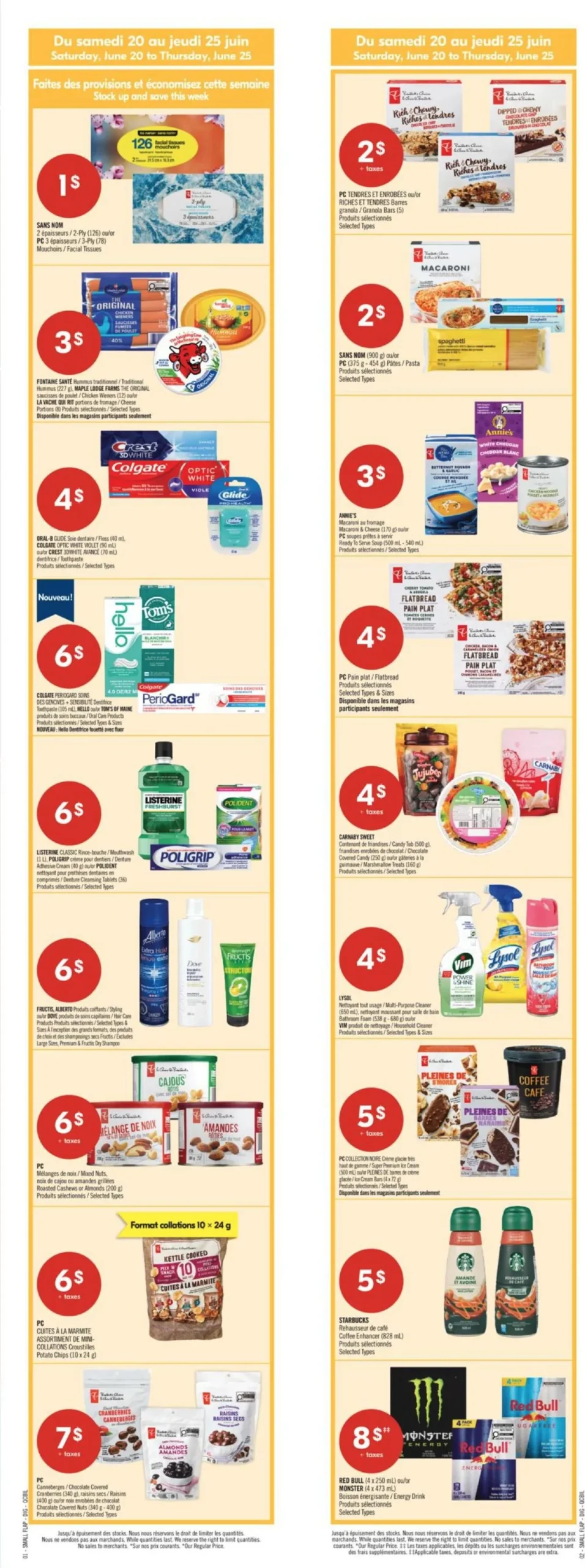 Page 3 de la Circulaire Pharmaprix du 20 au 25 juin 2026