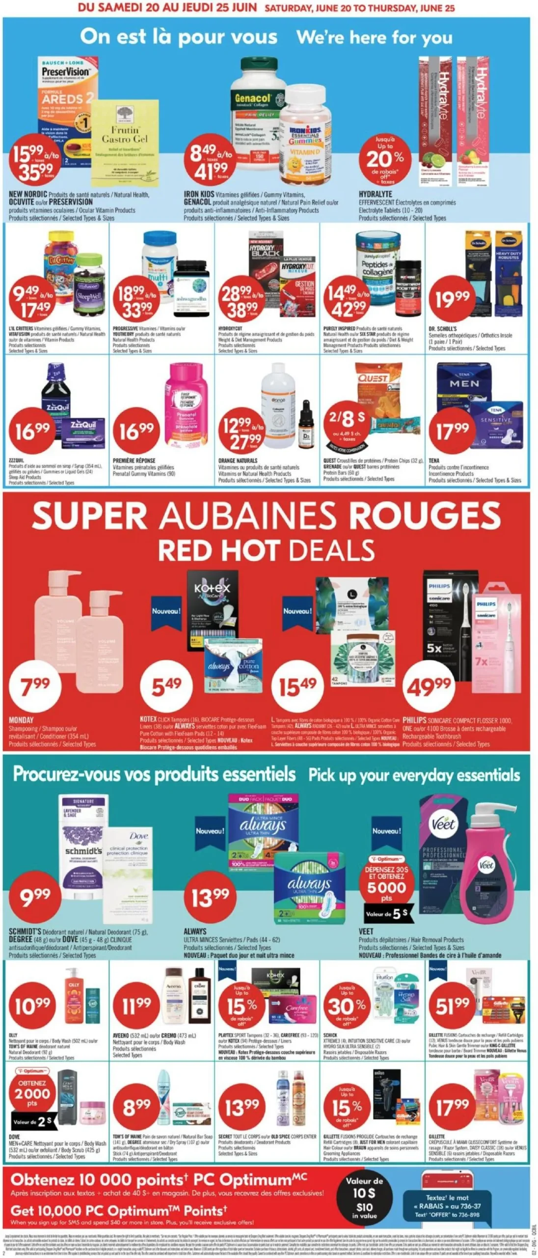 Page 9 de la Circulaire Pharmaprix du 20 au 25 juin 2026