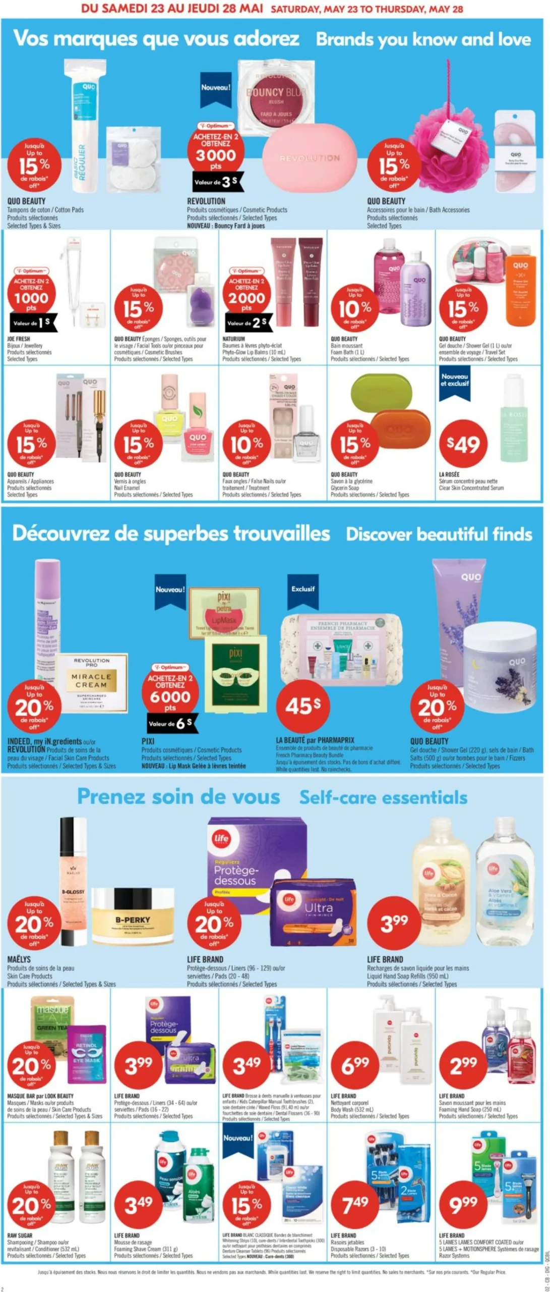 Page 12 de la Circulaire Pharmaprix du 23 au 28 mai 2026