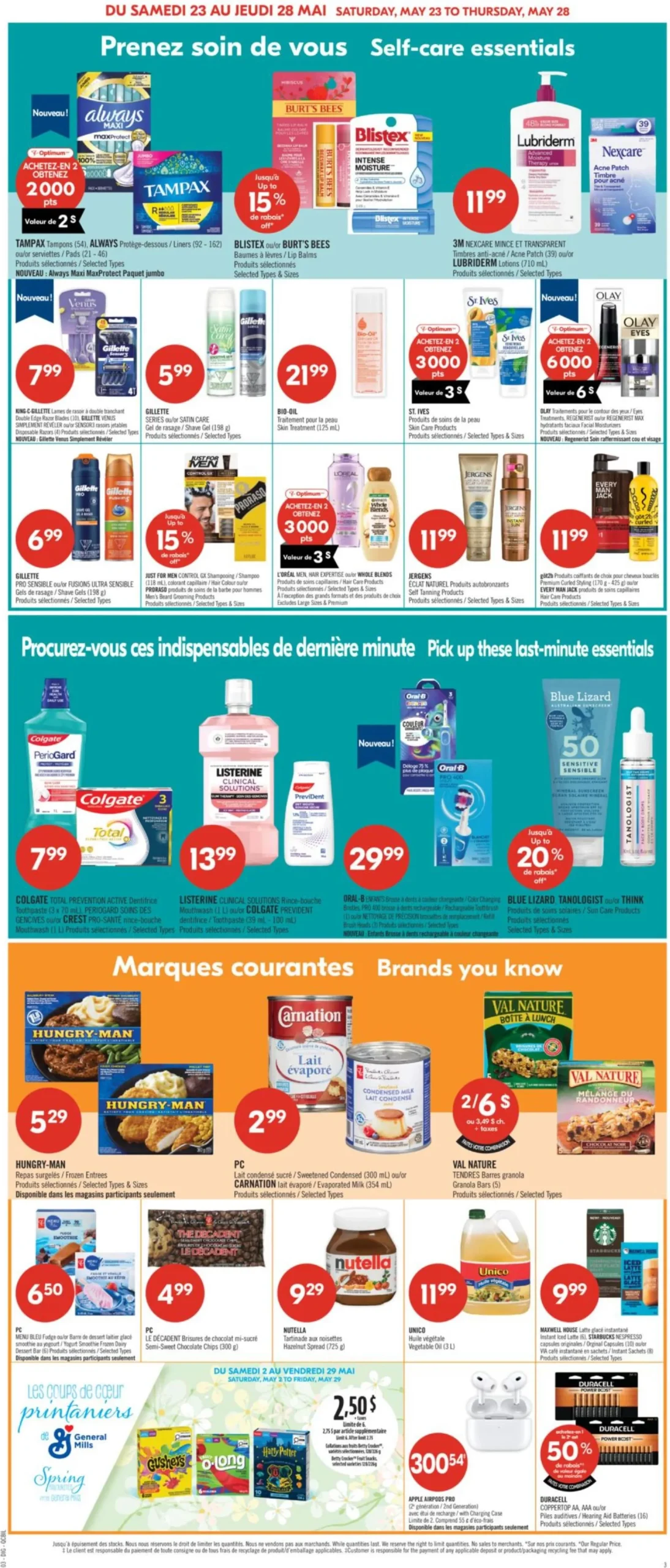 Page 16 de la Circulaire Pharmaprix du 23 au 28 mai 2026