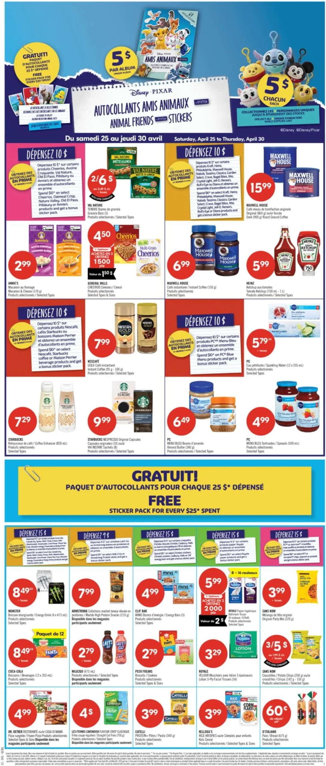 Page 3 de la Circulaire Pharmaprix du 25 au 30 avril 2026