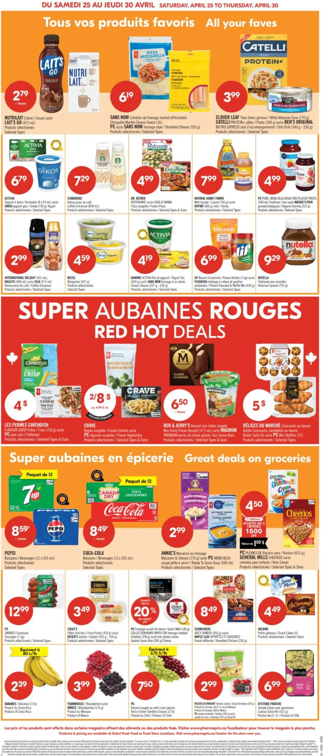 Page 5 de la Circulaire Pharmaprix du 25 au 30 avril 2026