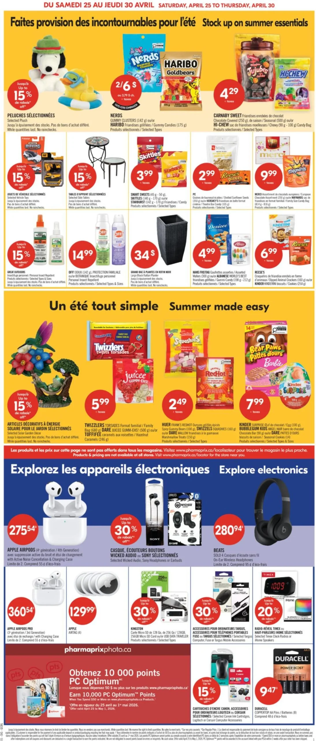 Page 8 de la Circulaire Pharmaprix du 25 au 30 avril 2026