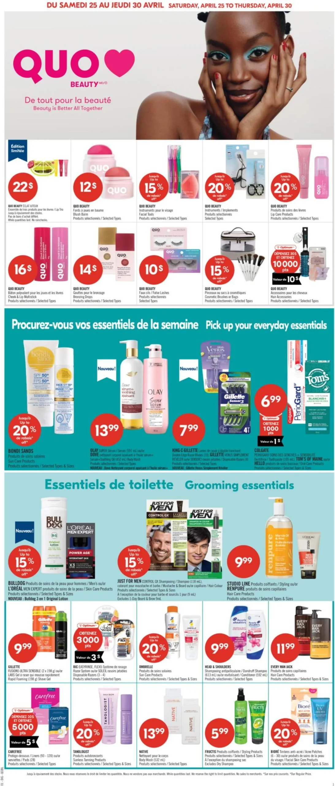 Page 10 de la Circulaire Pharmaprix du 25 au 30 avril 2026