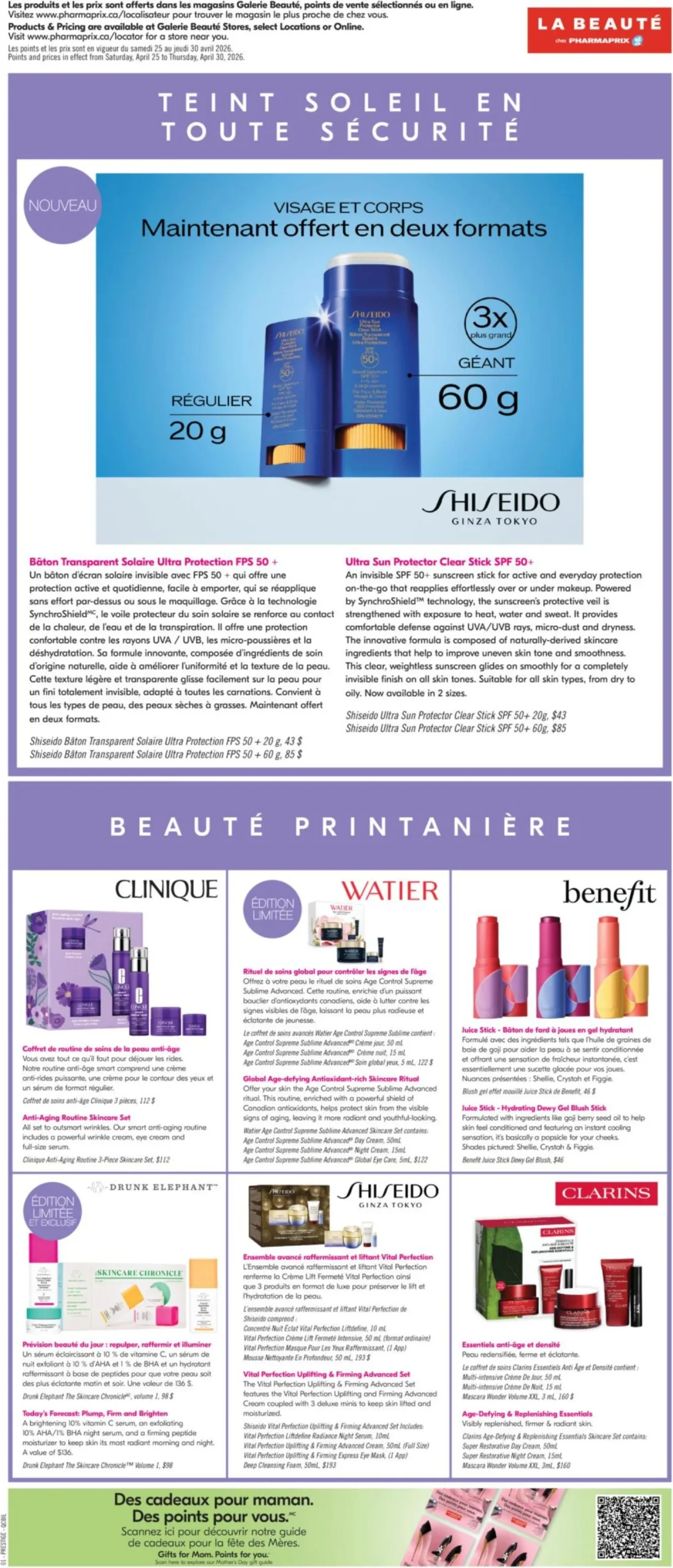 Page 11 de la Circulaire Pharmaprix du 25 au 30 avril 2026