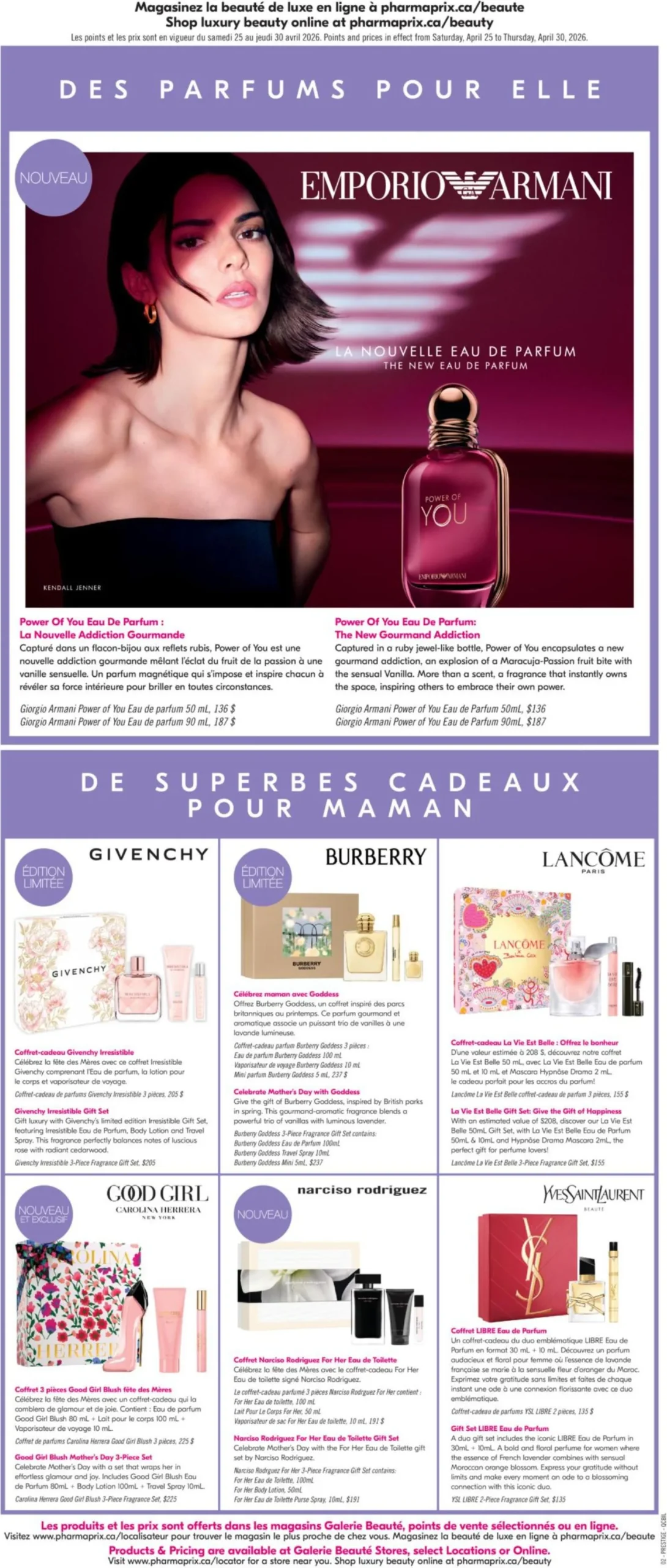 Page 12 de la Circulaire Pharmaprix du 25 au 30 avril 2026