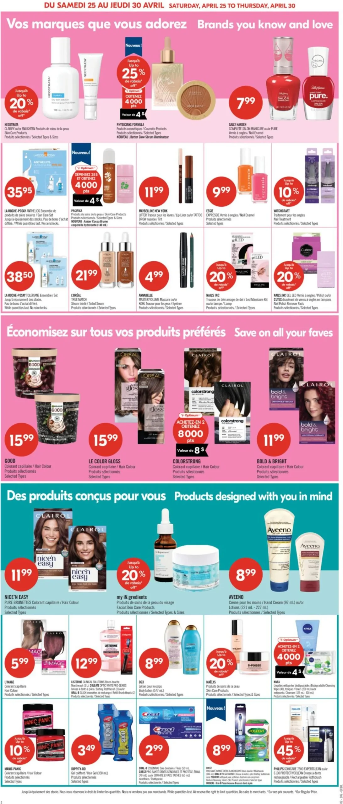 Page 17 de la Circulaire Pharmaprix du 25 au 30 avril 2026