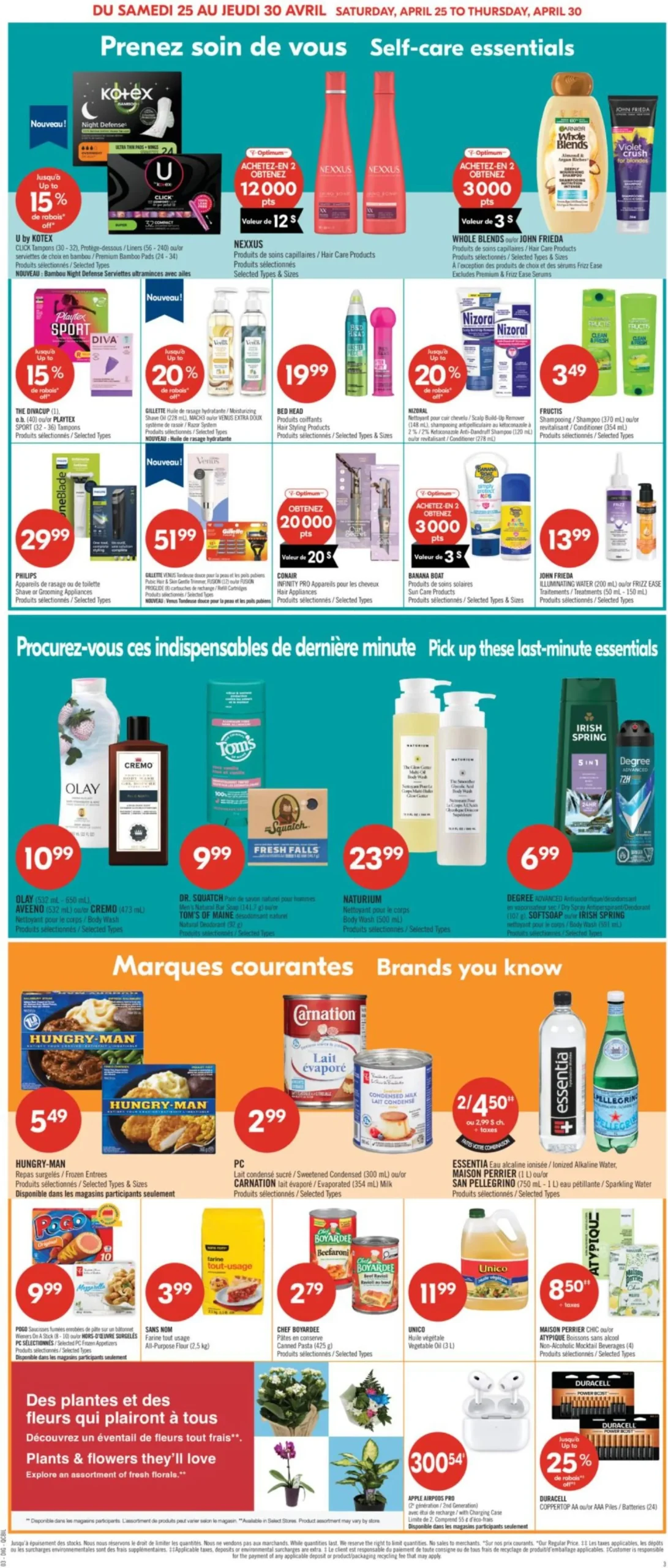 Page 18 de la Circulaire Pharmaprix du 25 au 30 avril 2026