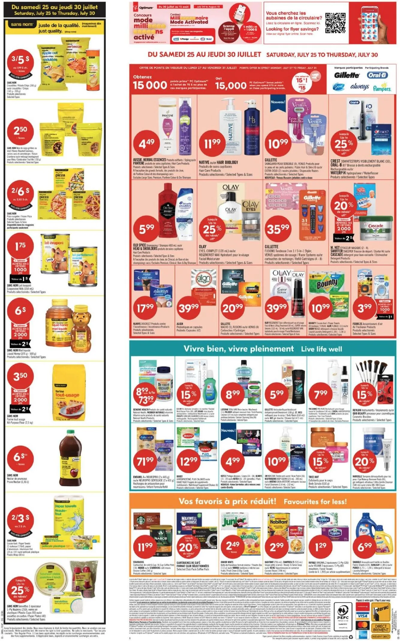 Page 3 de la Circulaire Pharmaprix du 25 au 30 juillet 2026