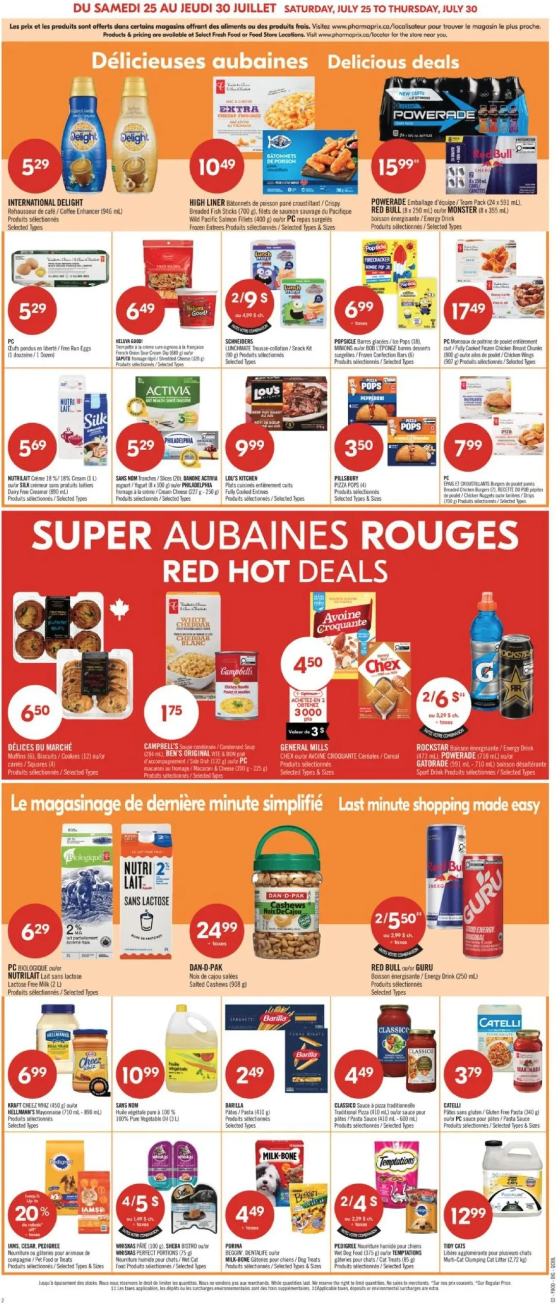 Page 6 de la Circulaire Pharmaprix du 25 au 30 juillet 2026