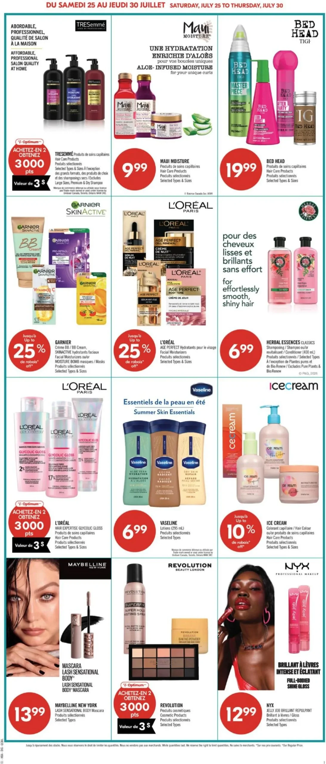 Page 13 de la Circulaire Pharmaprix du 25 au 30 juillet 2026