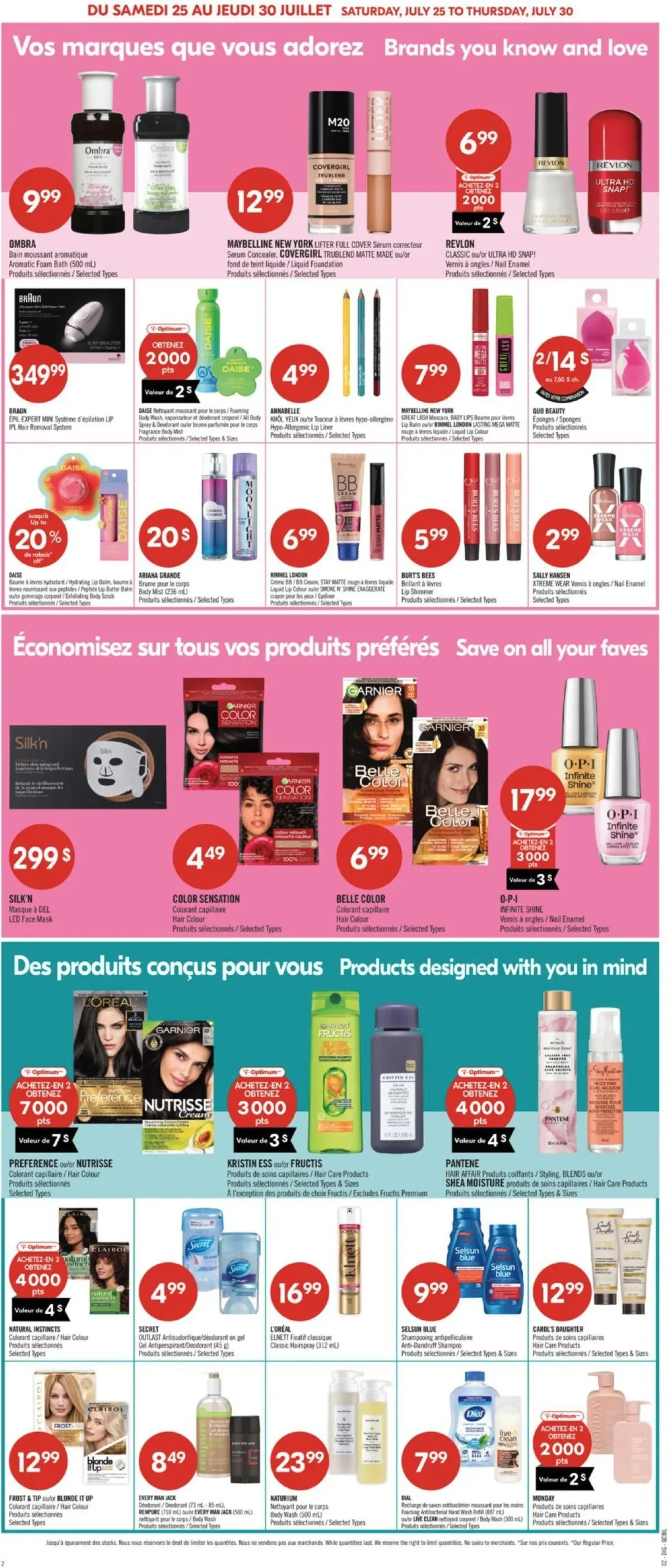 Page 16 de la Circulaire Pharmaprix du 25 au 30 juillet 2026