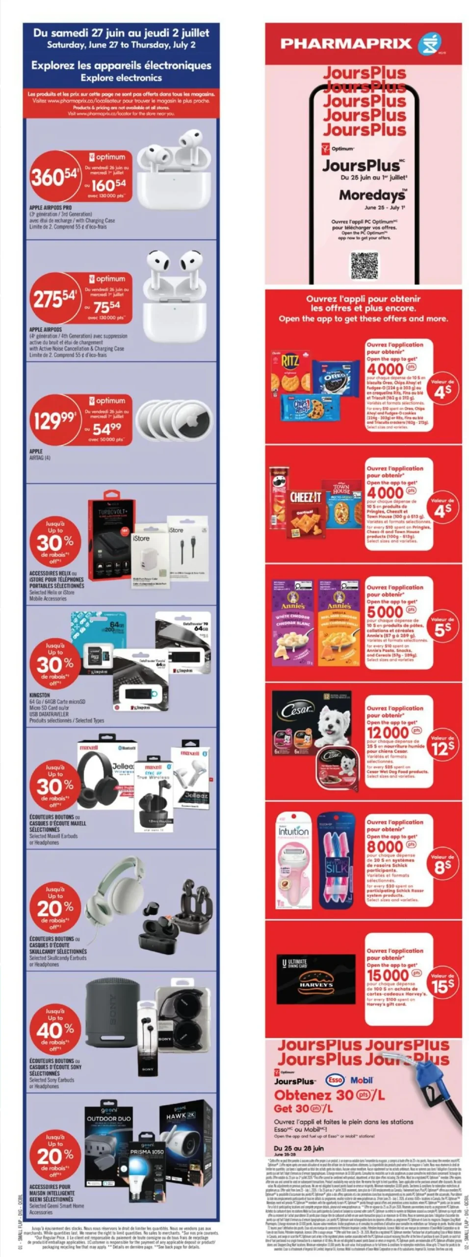 Page 3 de la Circulaire Pharmaprix du 27 juin au 2 juillet 2026