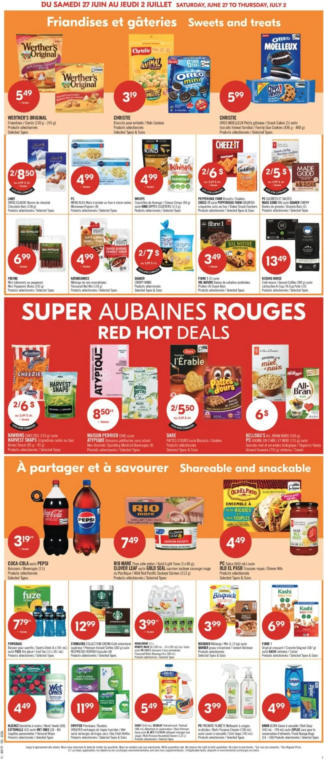 Page 7 de la Circulaire Pharmaprix du 27 juin au 2 juillet 2026