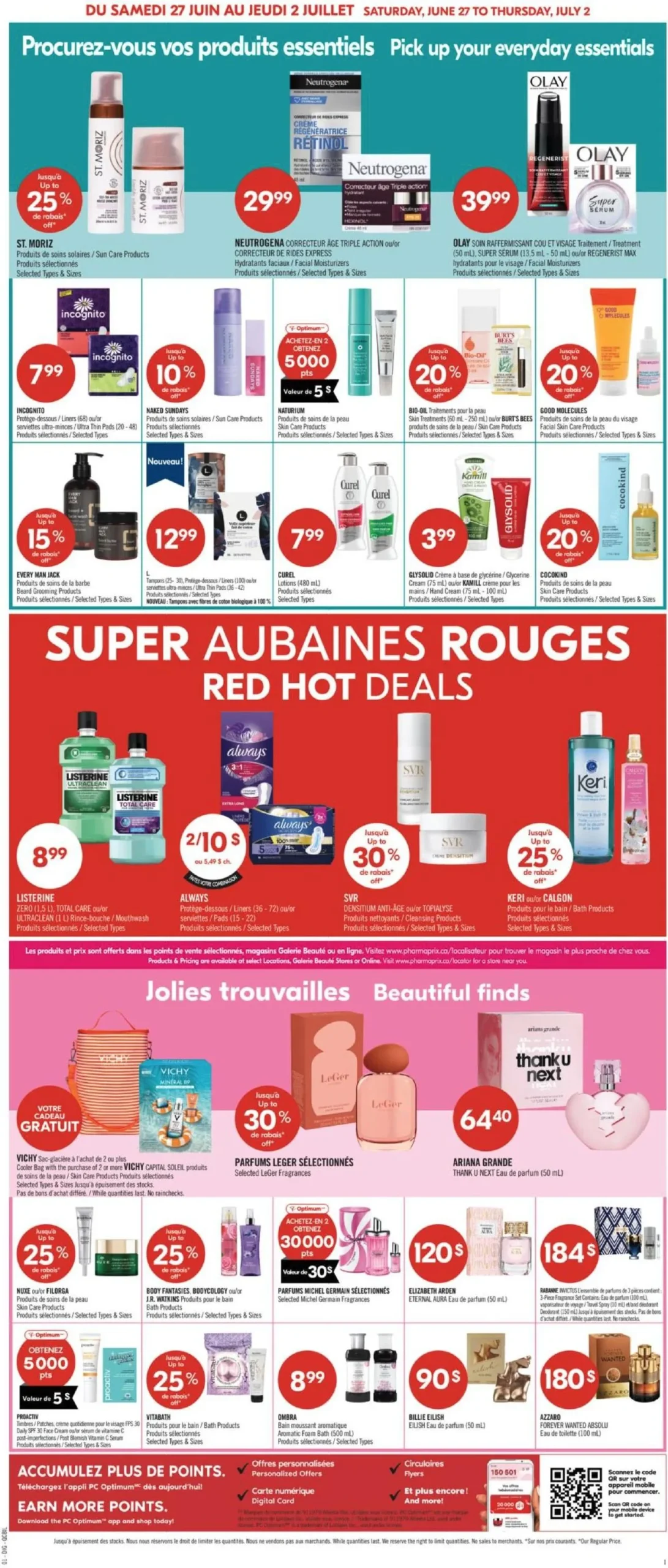 Page 11 de la Circulaire Pharmaprix du 27 juin au 2 juillet 2026