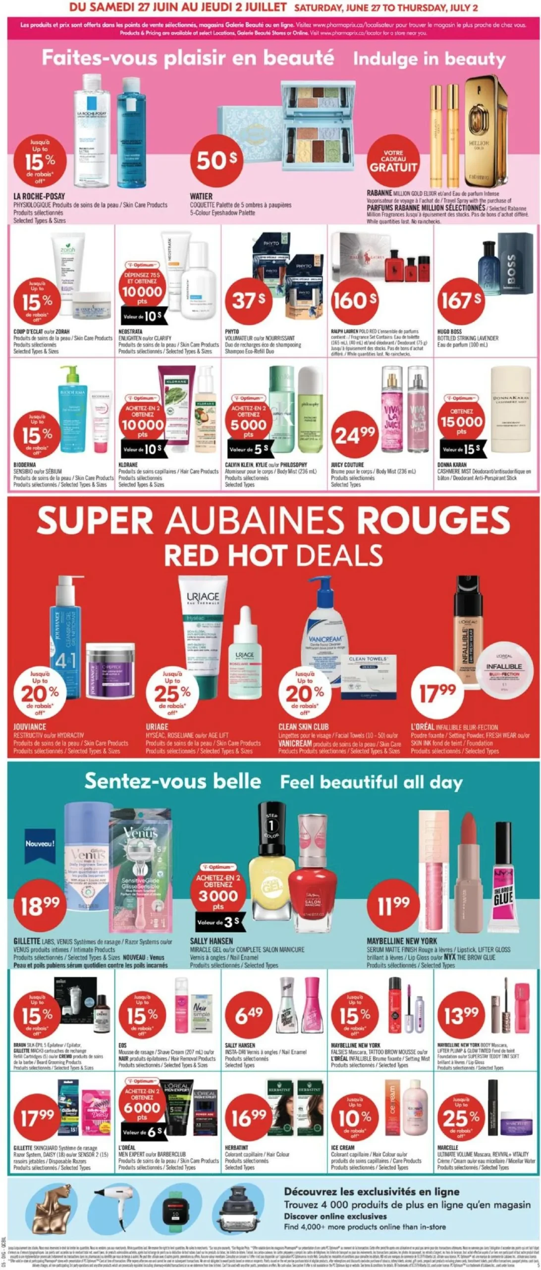 Page 12 de la Circulaire Pharmaprix du 27 juin au 2 juillet 2026