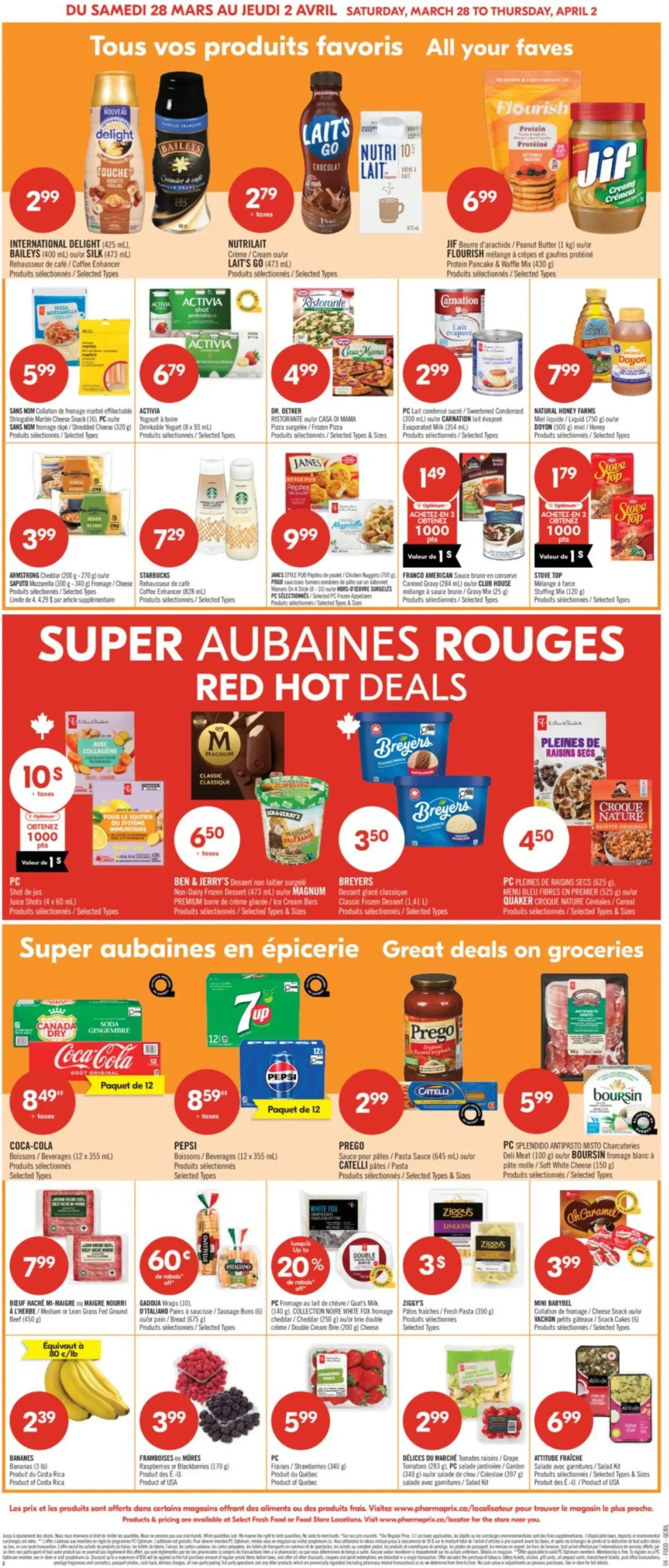 Page 5 de la Circulaire Pharmaprix du 28 mars au 2 avril 2026