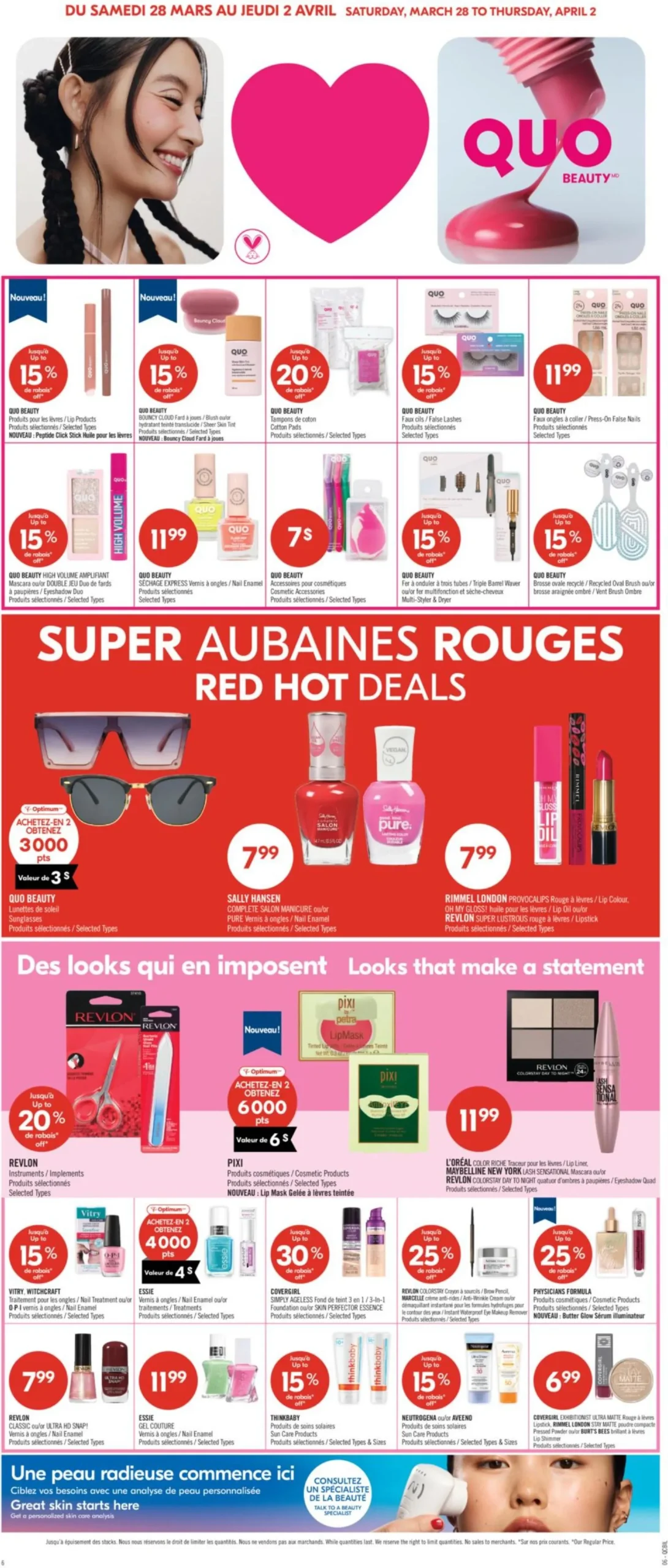 Page 9 de la Circulaire Pharmaprix du 28 mars au 2 avril 2026