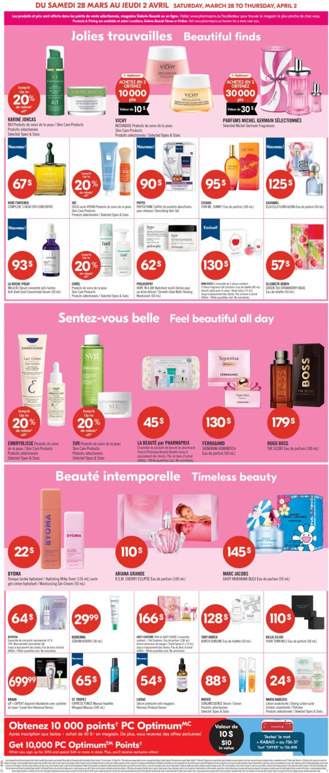 Page 12 de la Circulaire Pharmaprix du 28 mars au 2 avril 2026