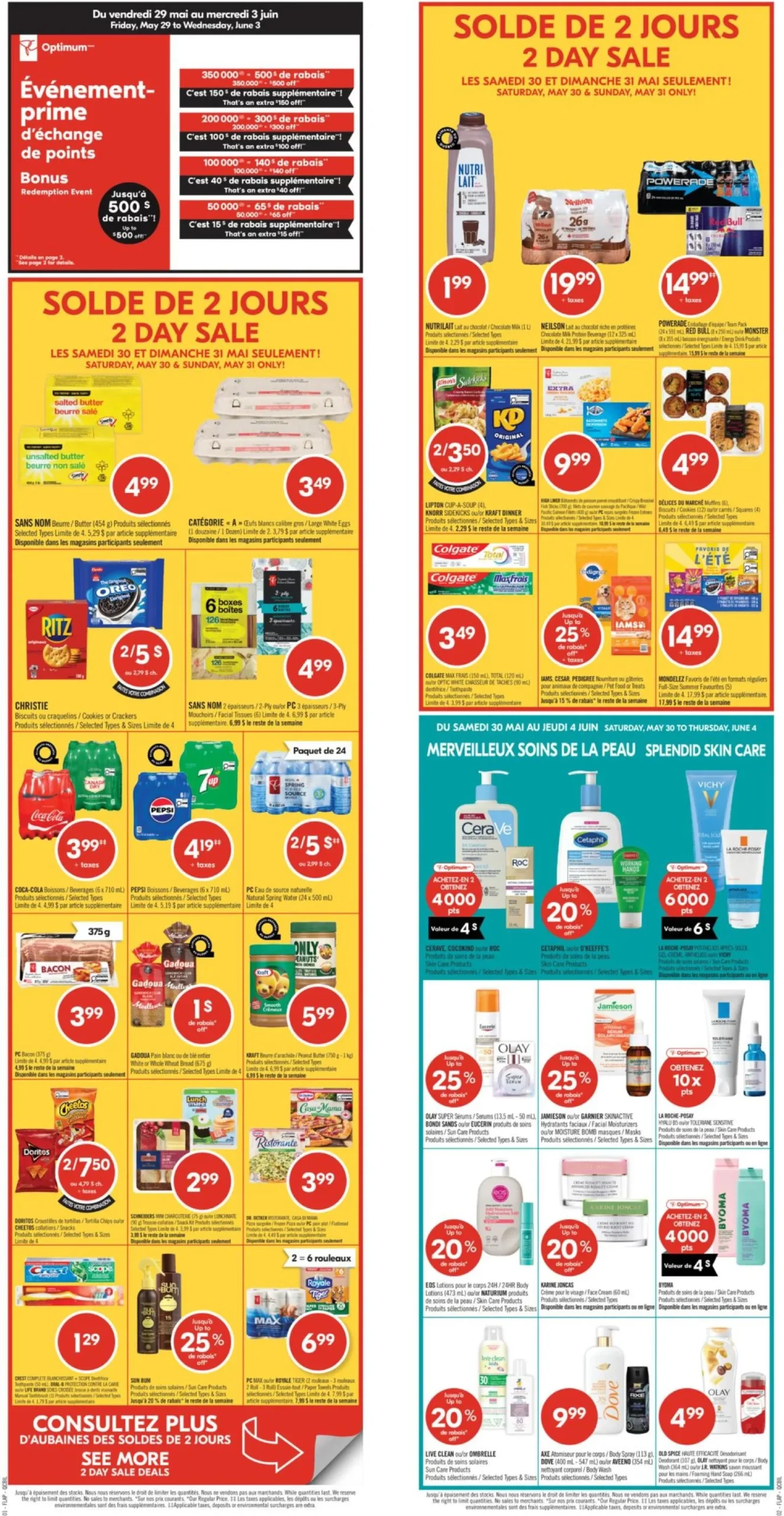 Page 2 de la Circulaire Pharmaprix du 30 mai au 4 juin 2026