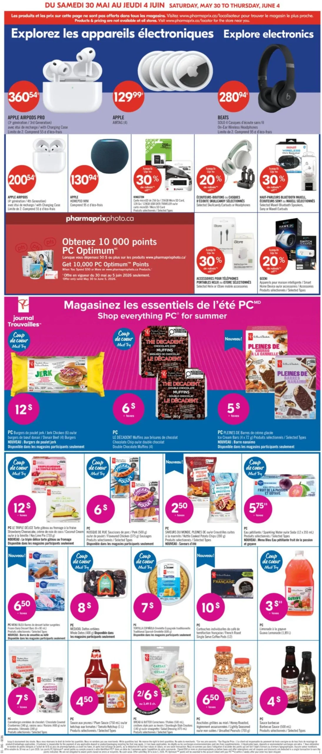 Page 9 de la Circulaire Pharmaprix du 30 mai au 4 juin 2026
